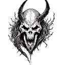 mark of the slayer doom tattoo design idea