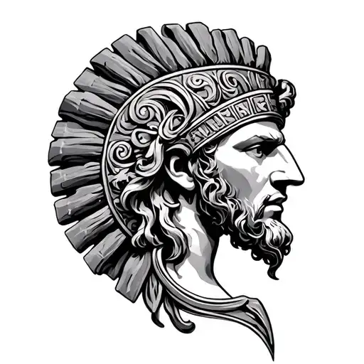 roman spqr roman symbol tattoo design idea