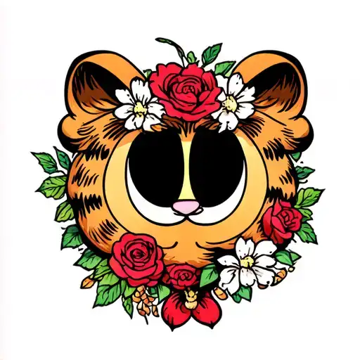 Garfield tattoo design idea