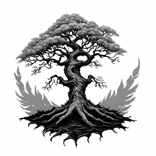 Poison Tree tattoo design idea