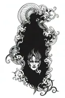 lost soul tattoo design idea