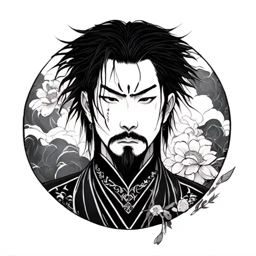 Toji Fushiguro tattoo design idea