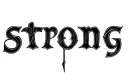 "Strong" tattoo design idea