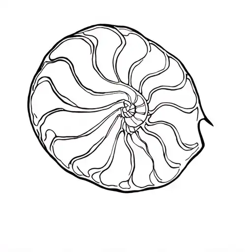 Nautilus tattoo design idea