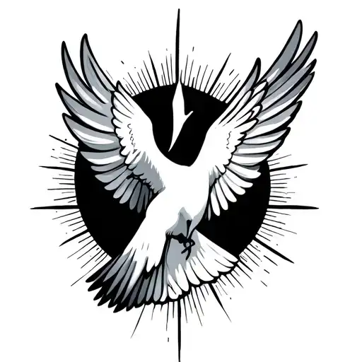 Dove Holy Spirit tattoo design idea