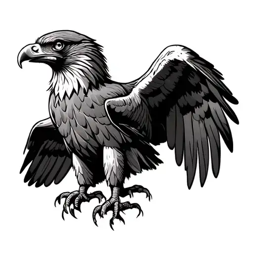 Wedge Tailed Eagle tattoo design idea