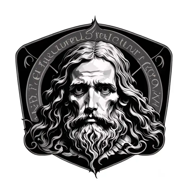 biblical tattoo design idea