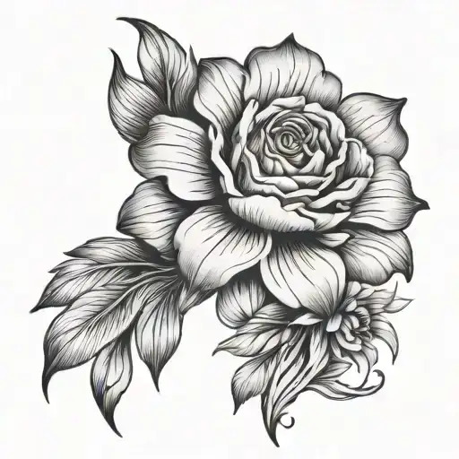 handsome man flower tattoo design tattoo design idea