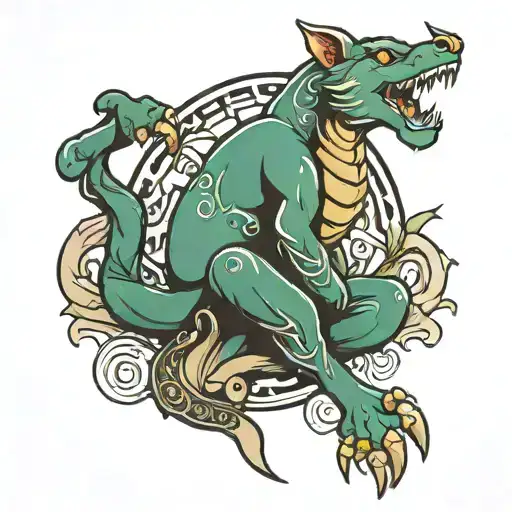 FORTUNE HELPS THE STRONG tattoo design idea