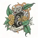 FORTUNE HELPS THE STRONG tattoo design idea