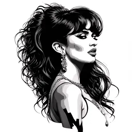 Amy Winehouse tattoo design idea