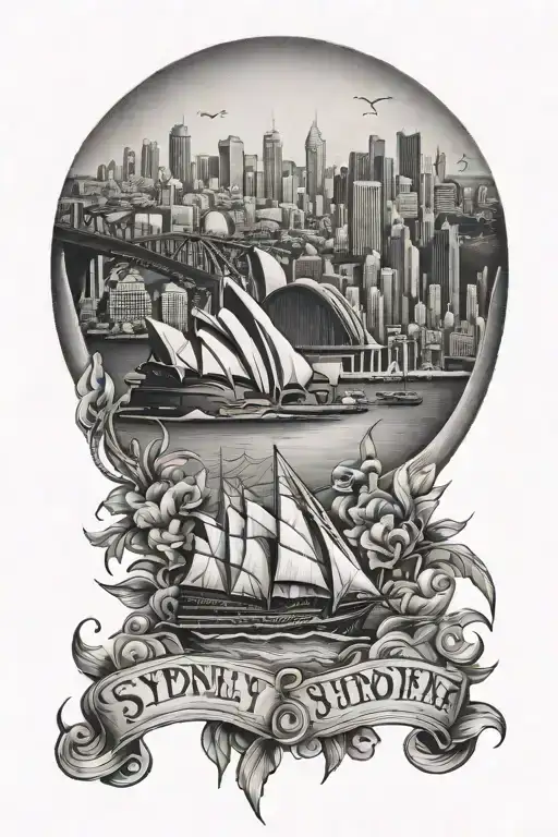 Sydney Australia tattoo design idea