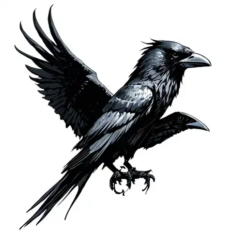 The Crow Movie tattoo design idea