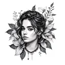 Tatum writing tattoo design idea