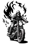 camp, fire, family, love, motorcycle, software, technology, lord of the rings, celtic symbols, adventure, music tattoo design idea
