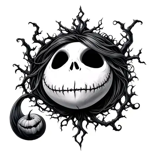 Nightmare Before Christmas tattoo design idea
