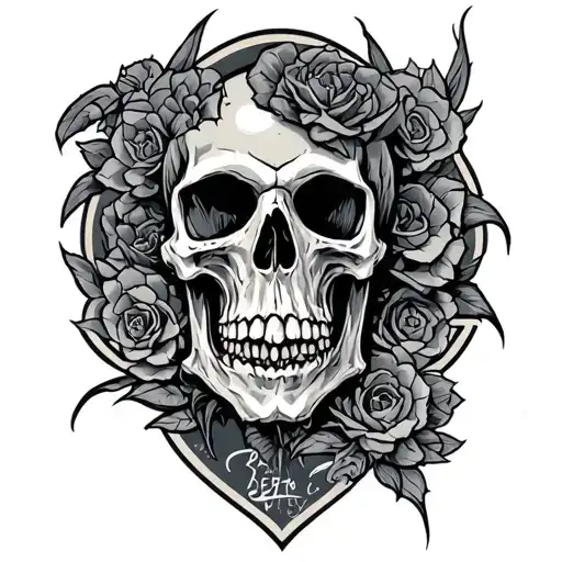 Death Before Dishonor tattoo design idea