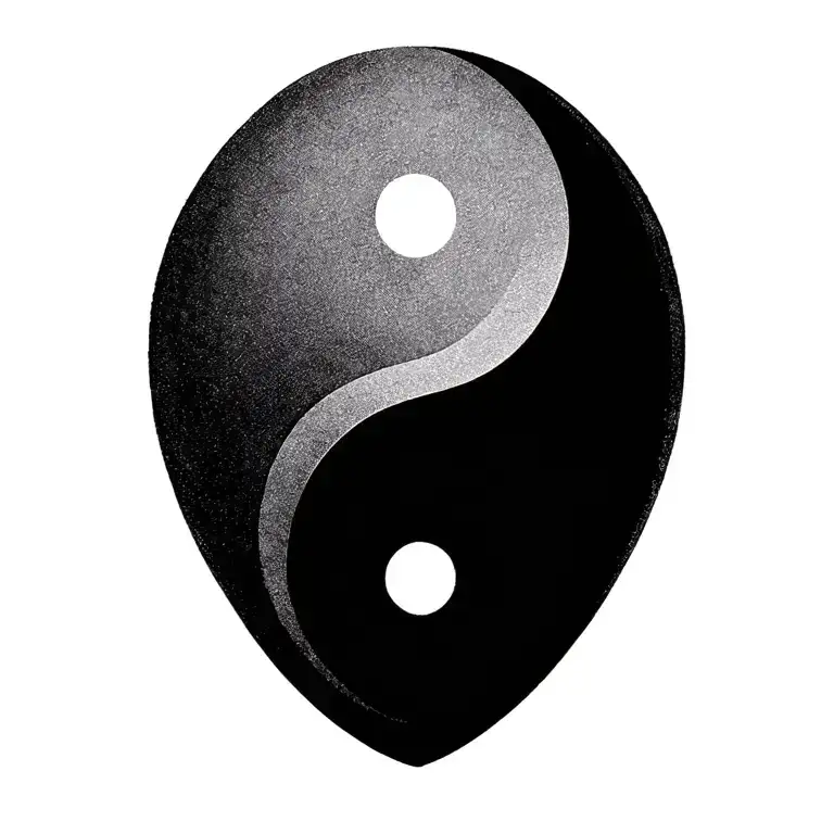 A black ink forearm tattoo featuring a minimalist Yin-Yang symbol  zodiac symbols for Virgo and Aquarius tattoo design idea