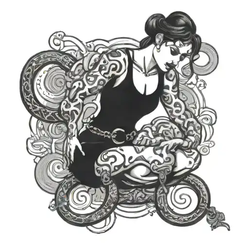 bdsm slave tattoo design idea