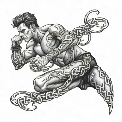 bdsm male tattoo design idea
