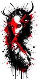 Aquarius and Taurus combined  tattoo design idea