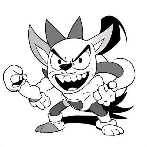 Courage the cowardly dog, Goku, vegeta, Ed edd and eddy, Scooby doo, Tom and jerry, Samurai Jack, Huey and Riley, Simba tattoo design idea