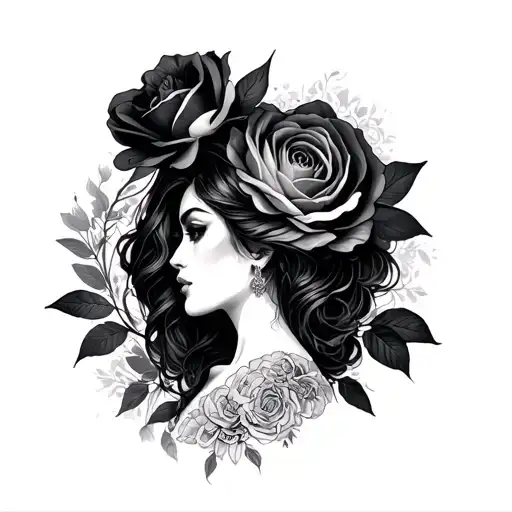 Dark Romance tattoo design idea