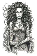 Bellatrix Lestrange tattoo design idea