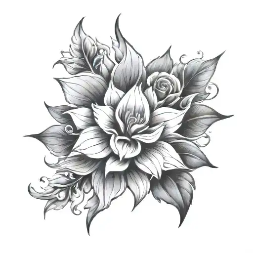filler light shining tattoo design idea