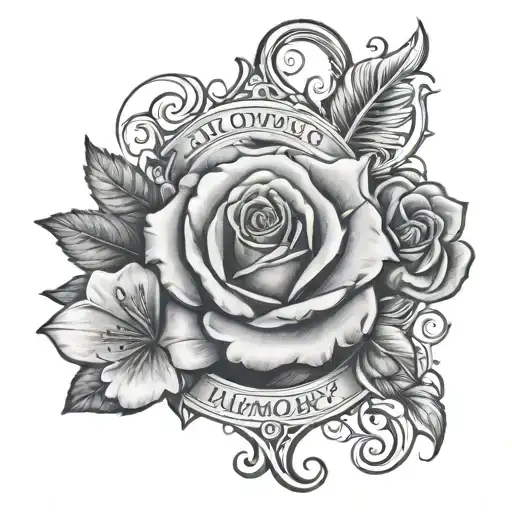 In Loving Memory tattoo design idea