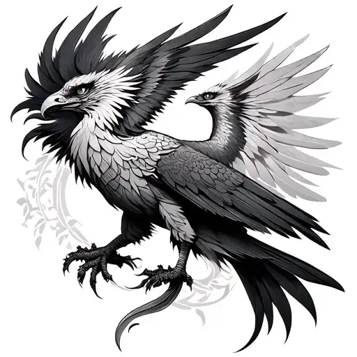 Indonesian mythology Garuda tattoo design idea