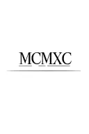 "MCMXC " MCMXC tattoo design idea