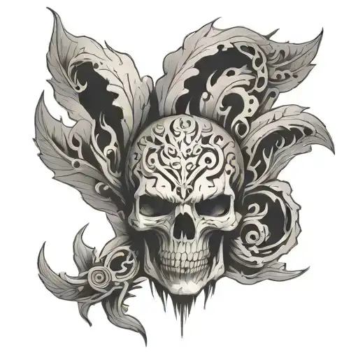 unbreakable spirit tattoo design idea