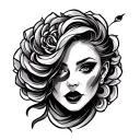 Bbw tattoo design idea