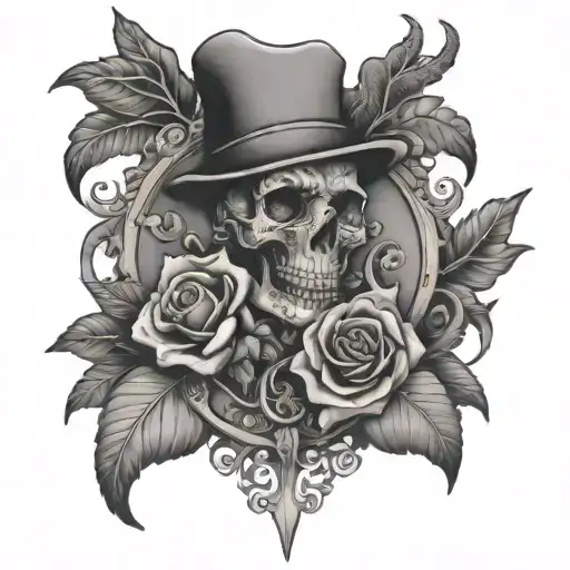 old soul searching tattoo design idea