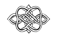 Celtic knot tattoo design idea