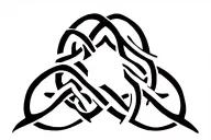 Celtic knot tattoo design idea