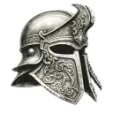 Gladiator helmet tattoo design idea