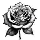 love hate rose tattoo tattoo design idea
