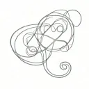 I want a tattoo with the infinity sign and the combination with the number 224 tattoo design idea