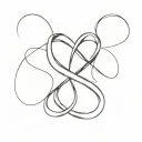 I want a tattoo with the infinity sign and the combination with the number 224 tattoo design idea