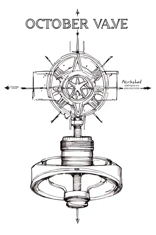 October Valve Video with Star Name and Mehrshad B Method tattoo design idea