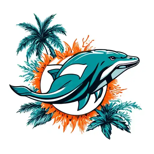 In Memory Of Dad also miami dolphins tattoo design idea