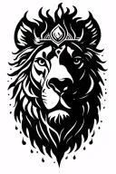 hakuna matata Elements can be added Lion Fire image wubba lubba dub dub Elements can be added David's head Bible Jerusalem Leper King Horse Sun God Apollo Venus, God of Love Hands and eyes reaching the sky tattoo design idea