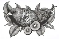 kiwi-bird tattoo design idea