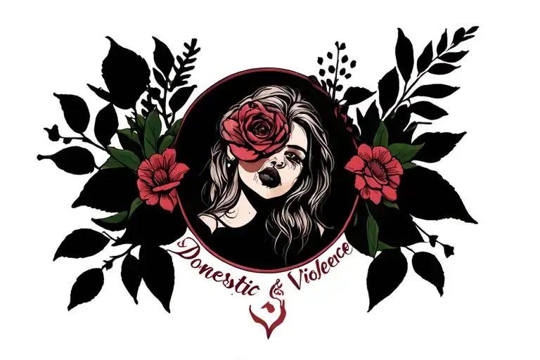 domestic violence survivor tattoo design idea