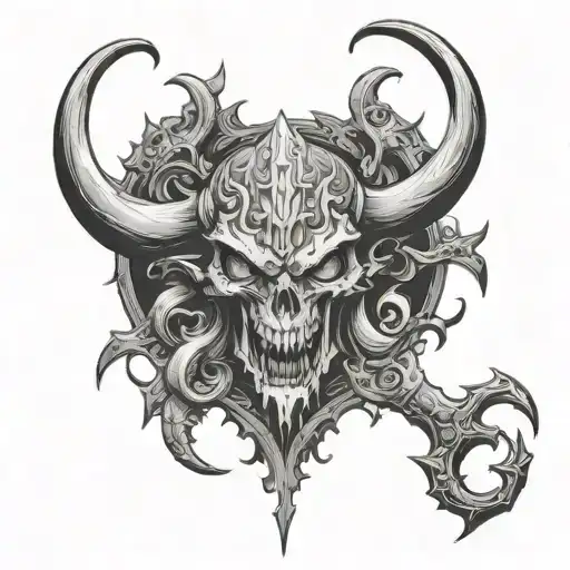 diablo tattoo design idea