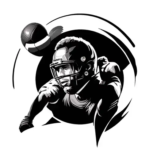 make a circular tattoo design descriptions are 1. football player 2. computer gamer 3. teacher 4. father 5. november tattoo design idea