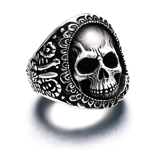 Ring incorporating elements tattoo design idea