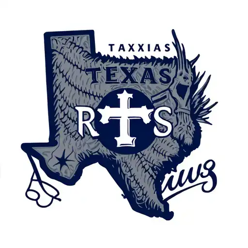 Texas Rangers tattoo design idea